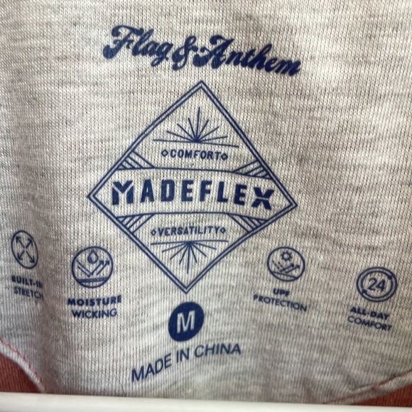 Flag & Anthem “MadeFlex” Polo - very comfy, NWOT - Picture 3 of 3